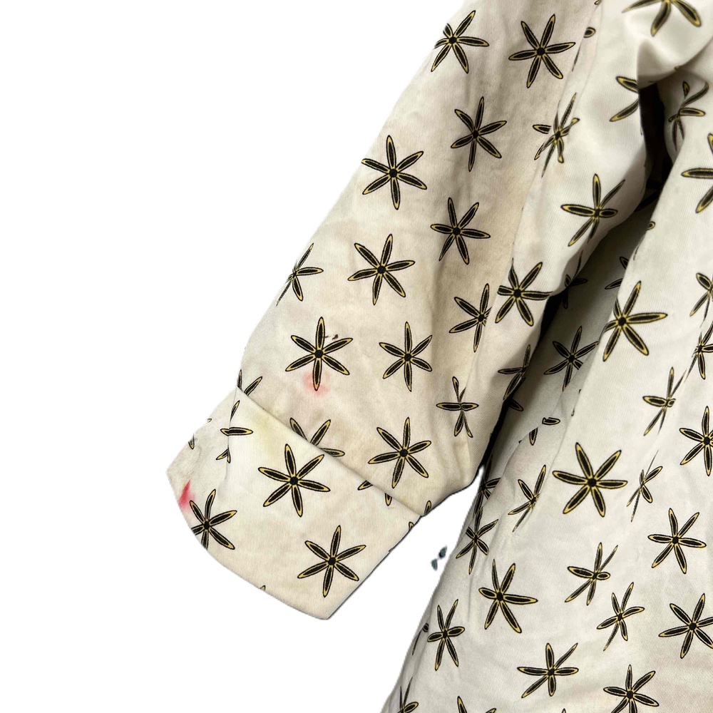 Kickee Pants‎ Raincoat Fleece Lined White Zipper Star Hooded Jacket Size 3T Play - Picture 2 of 7